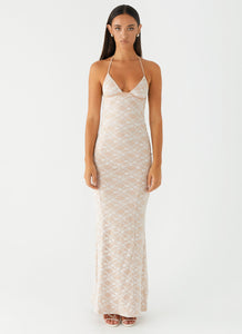 Jolina Lace Maxi Dress - White