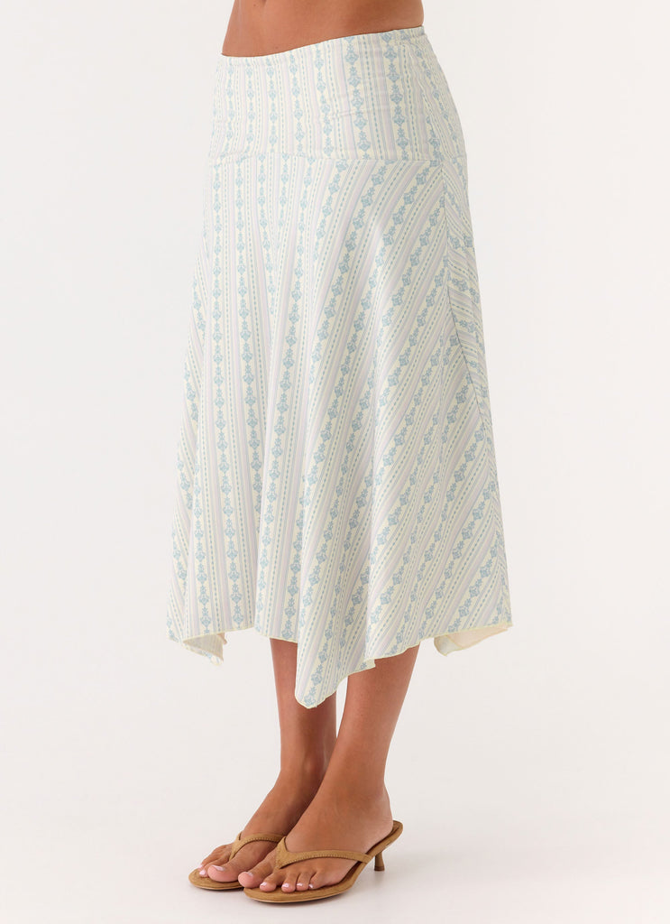 Katta Midi Skirt - Vintage Stripe