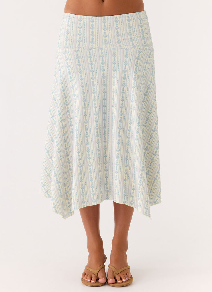 Katta Midi Skirt - Vintage Stripe