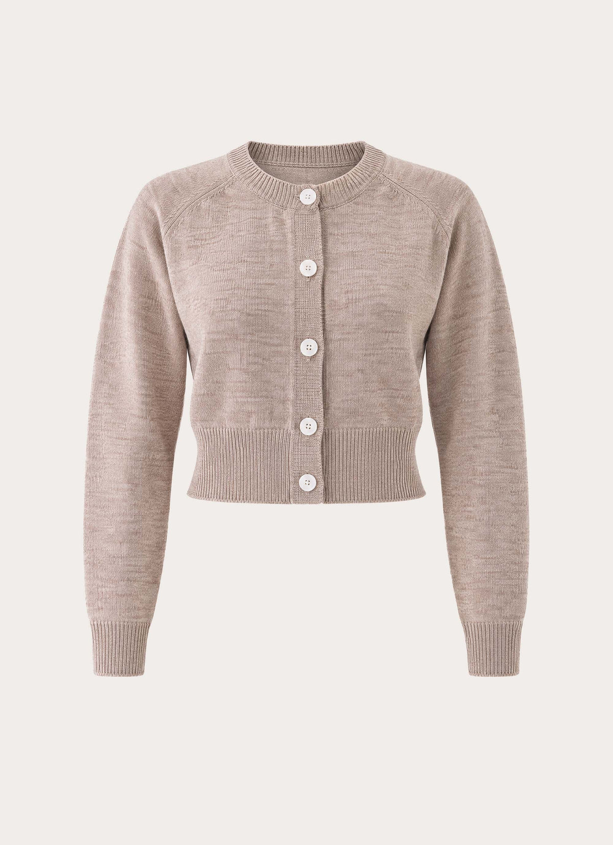 Keanne Knit Cardigan - Beige