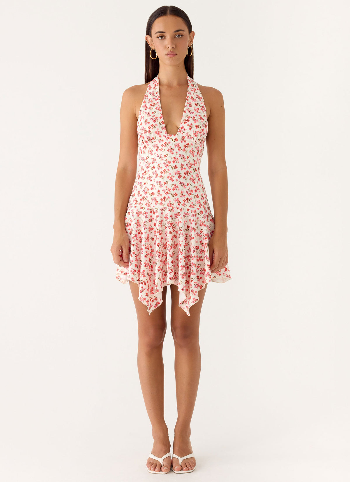 Khrysta Mini Dress - Porcelain Rose