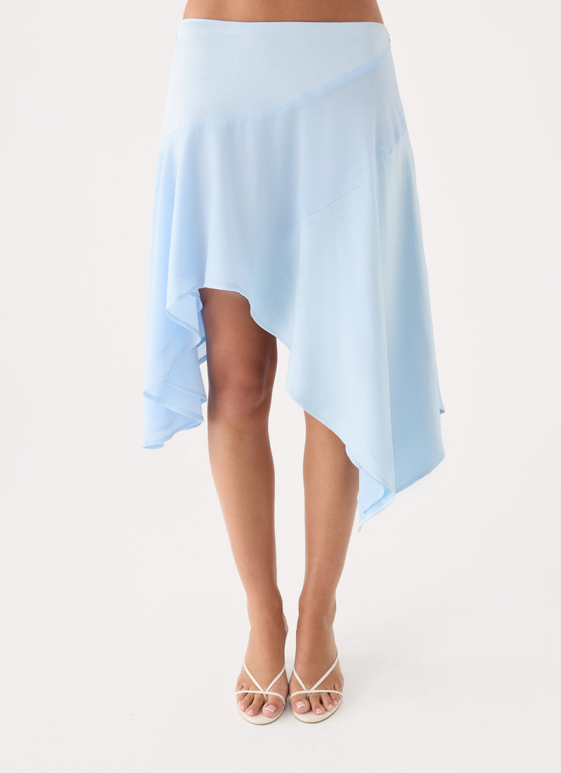 Klose Midi Skirt - Baby Blue