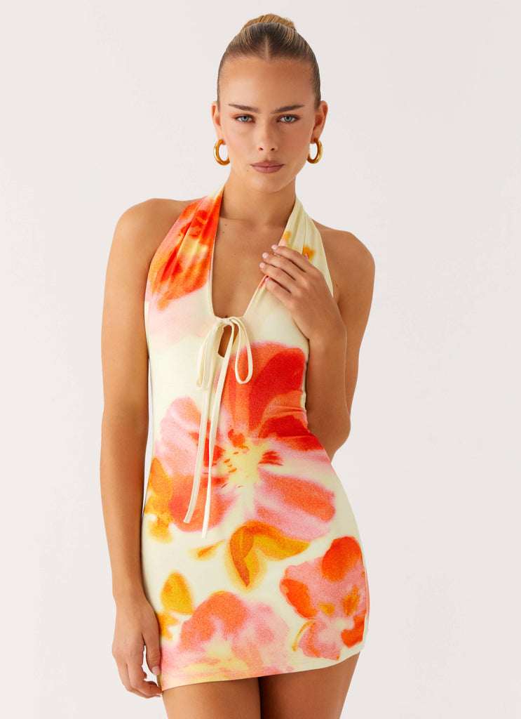 Know You Better Mini Dress - Mimosa Blossom