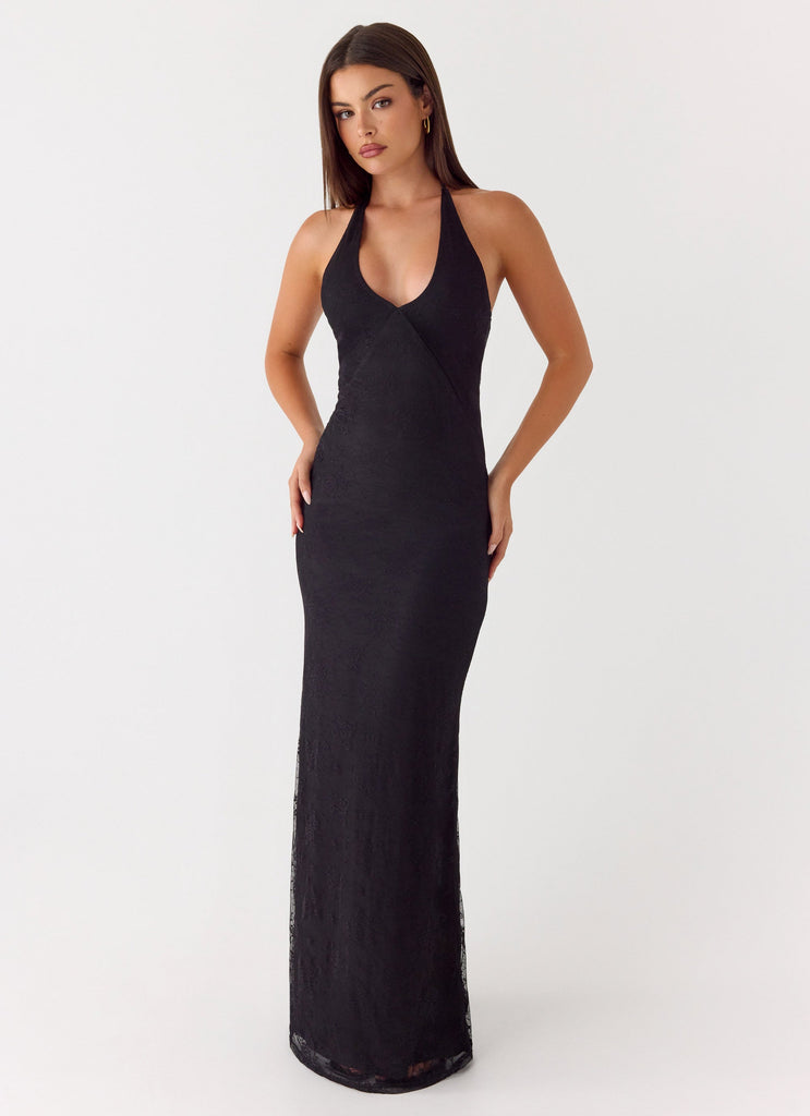 Black Halter Neck Dresses
