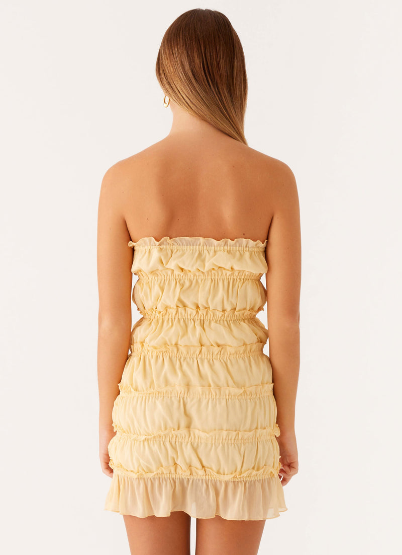 Kylan Mini Dress - Apricot
