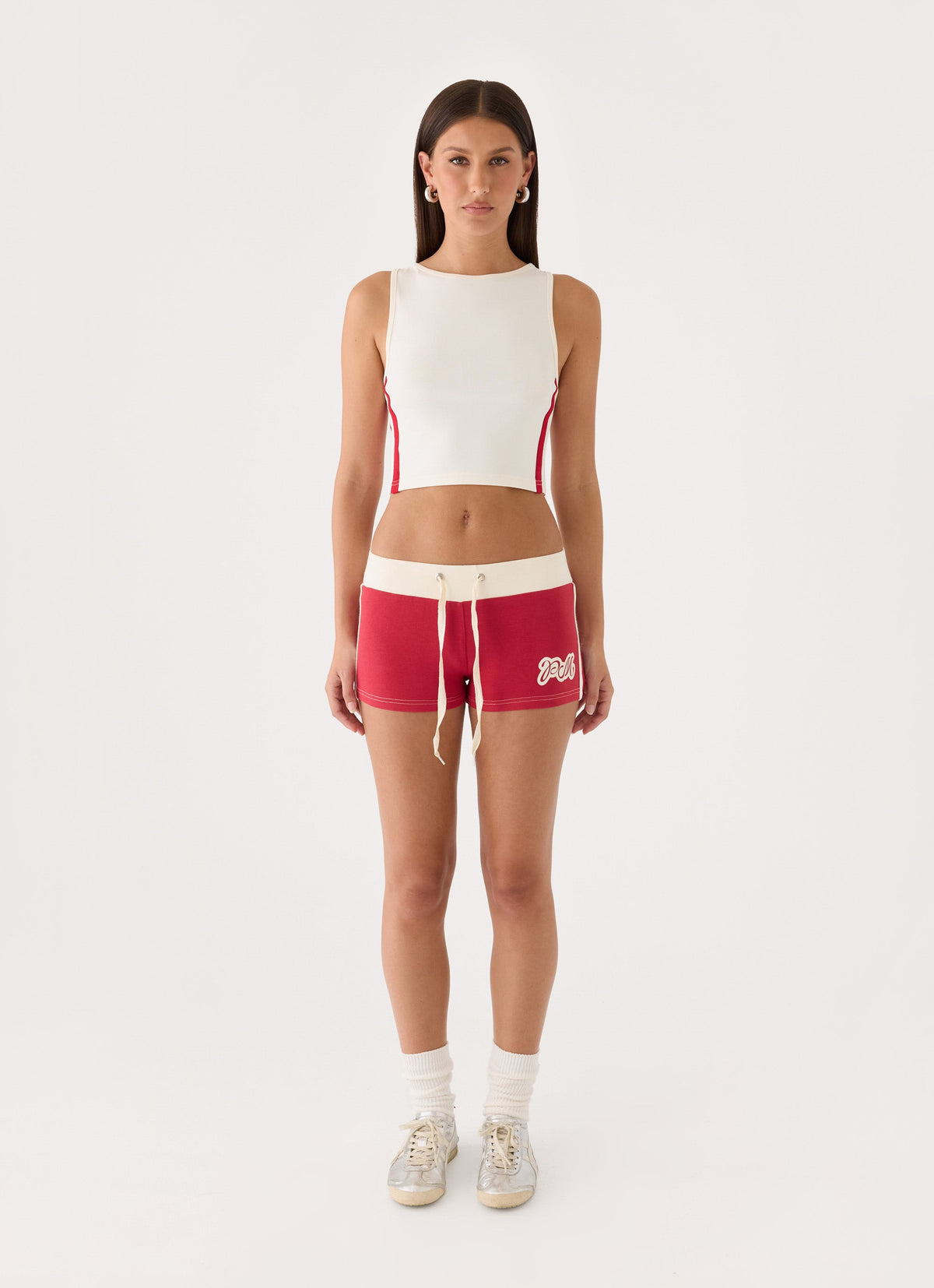 LA Haze Cropped Tank - Cream