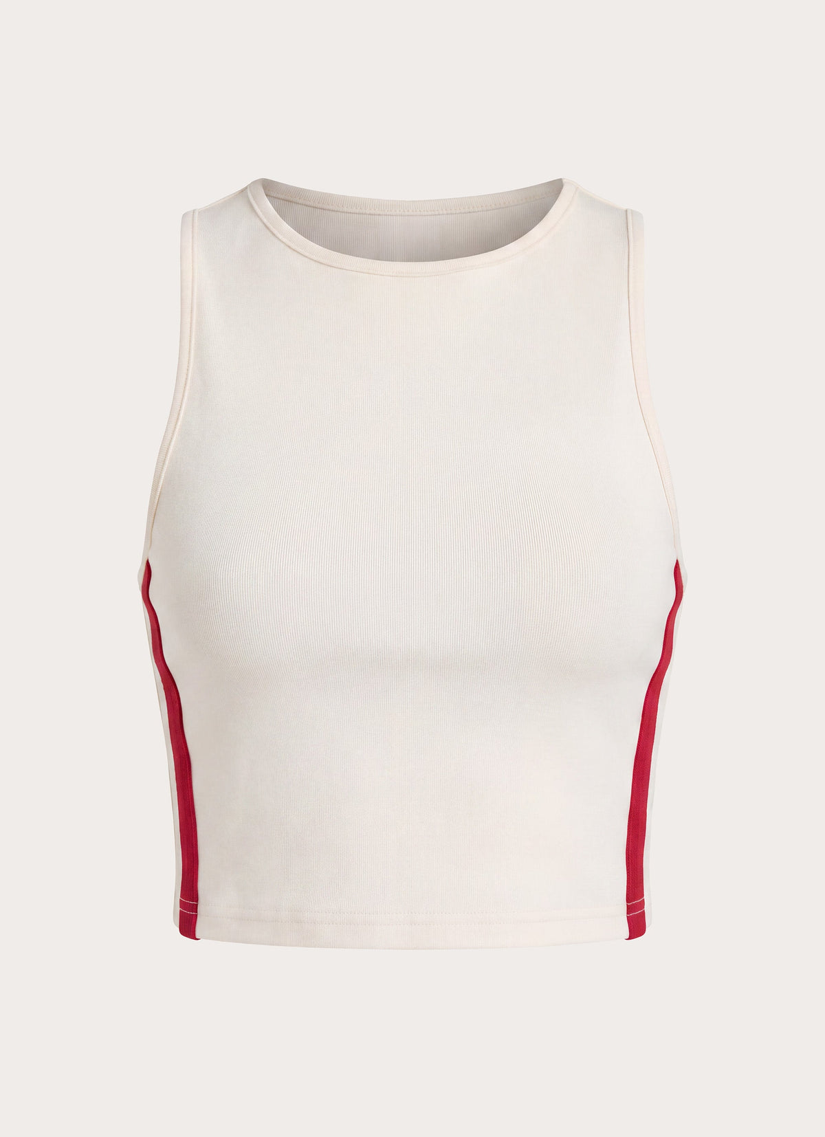 LA Haze Cropped Tank - Cream