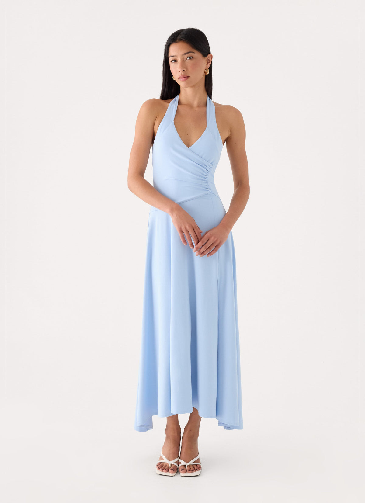 Lenno Midi Dress - Sky Blue