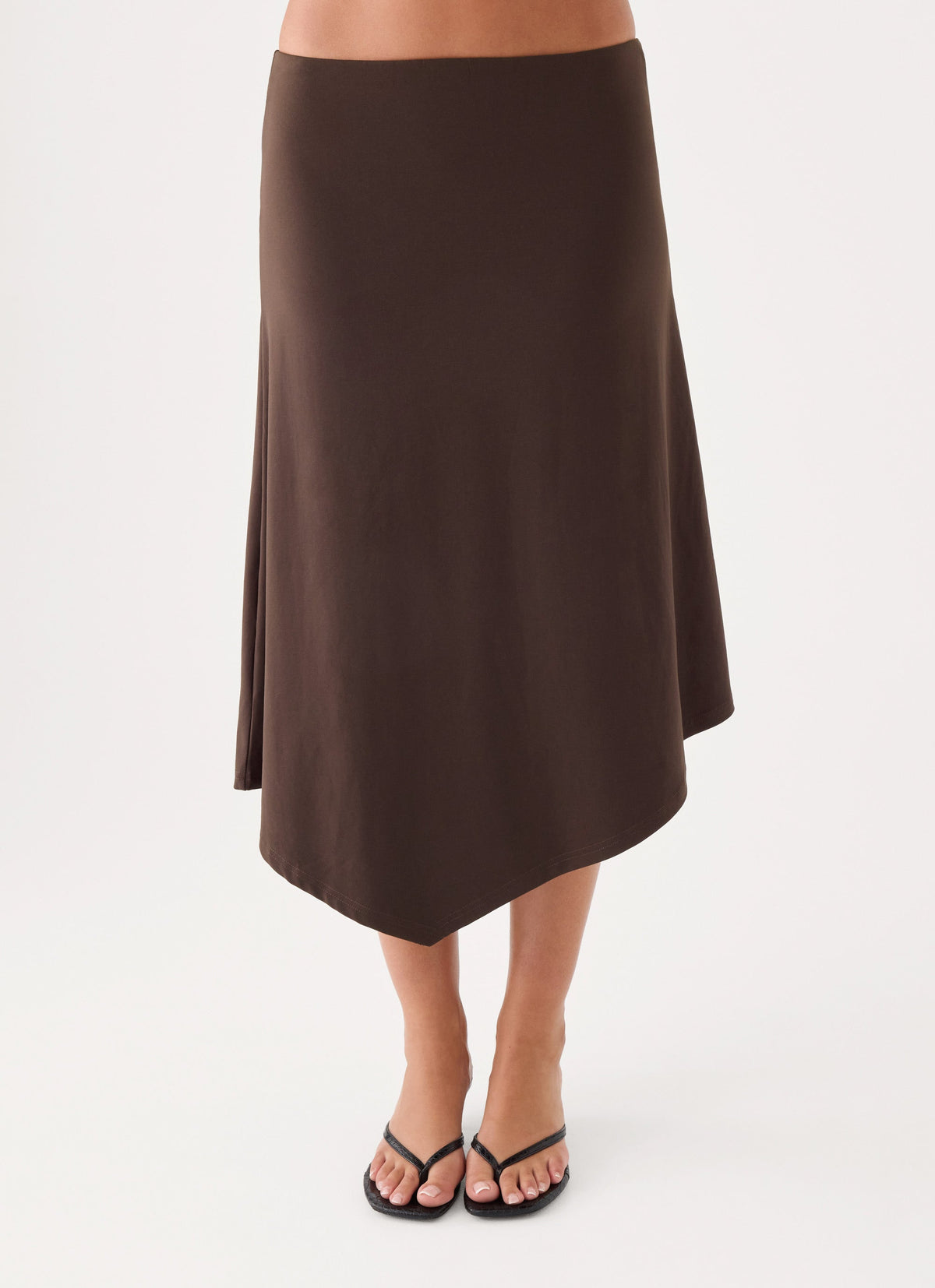 Lennox Midi Skirt - Chocolate