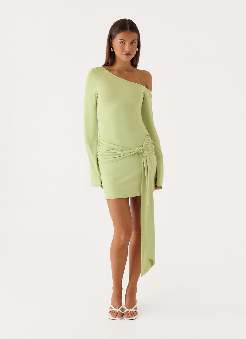 Let You Go Mini Dress - Pistachio