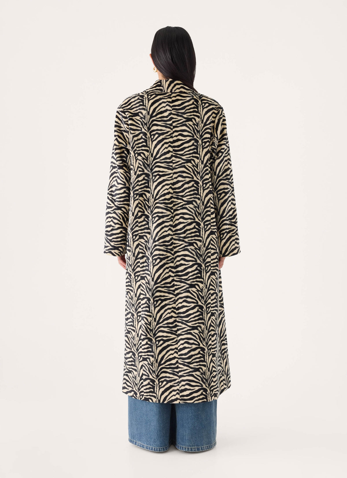 Lirena Fitted Zebra Coat - Zebra