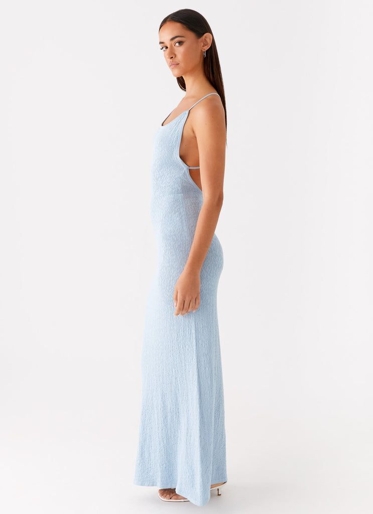 Lopez Maxi Dress Blue 2 Peppermayo