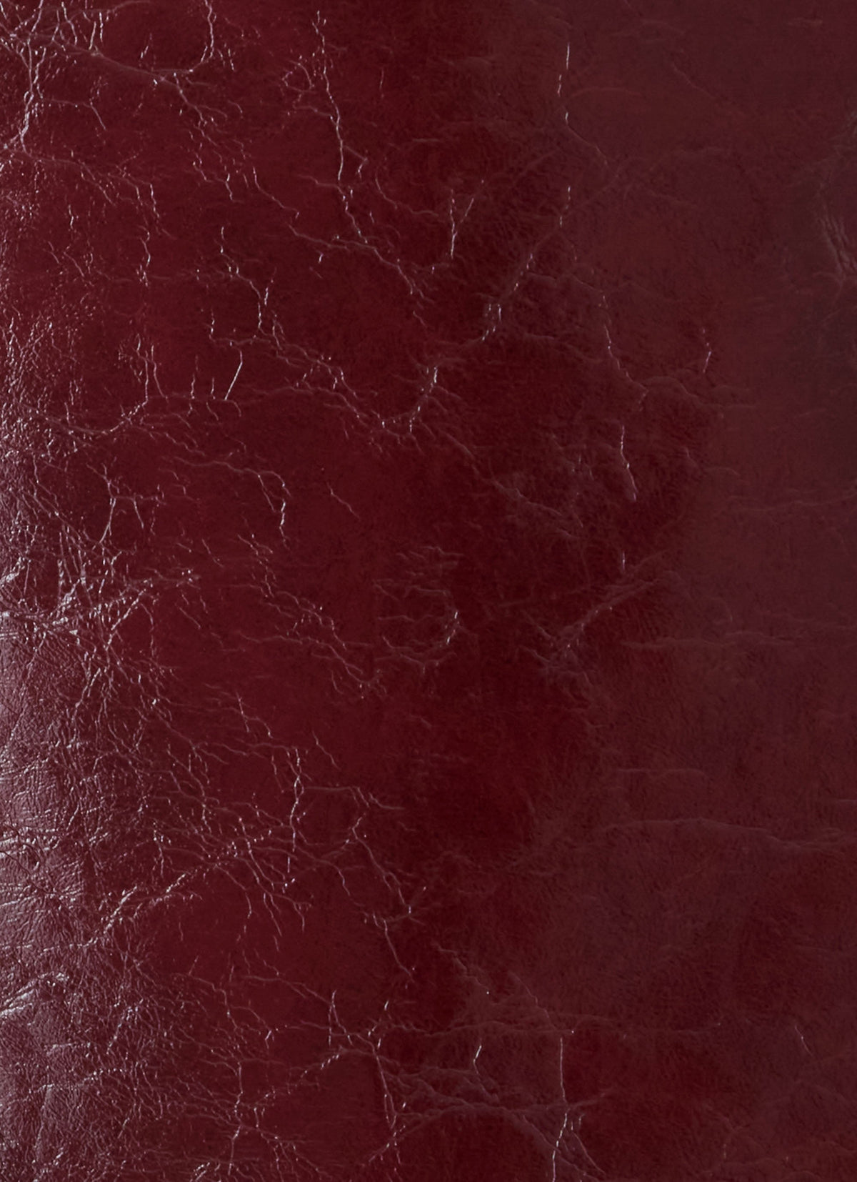 Love Child Faux Leather Wrap Coat - Burgundy