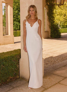 Lyris Maxi Dress - White