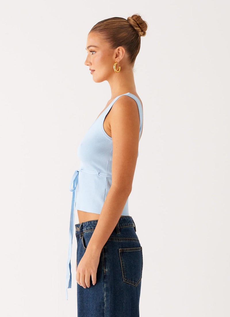 Macall Knit - Tank Blue