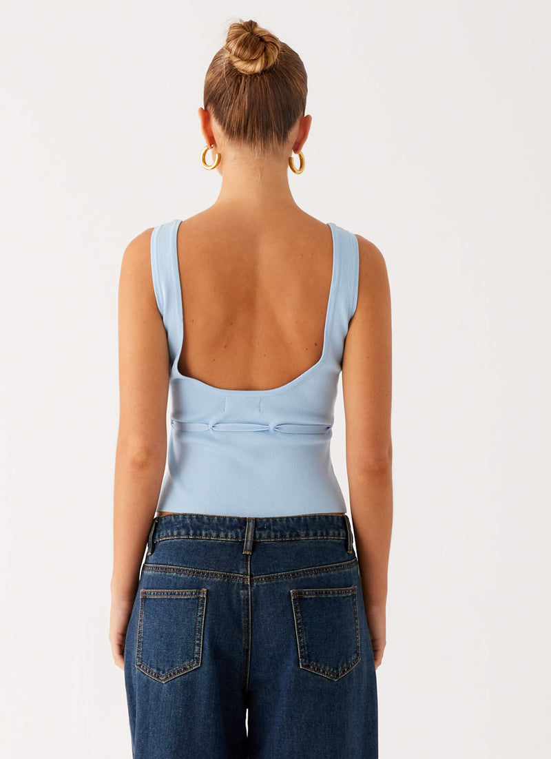 Macall Knit - Tank Blue