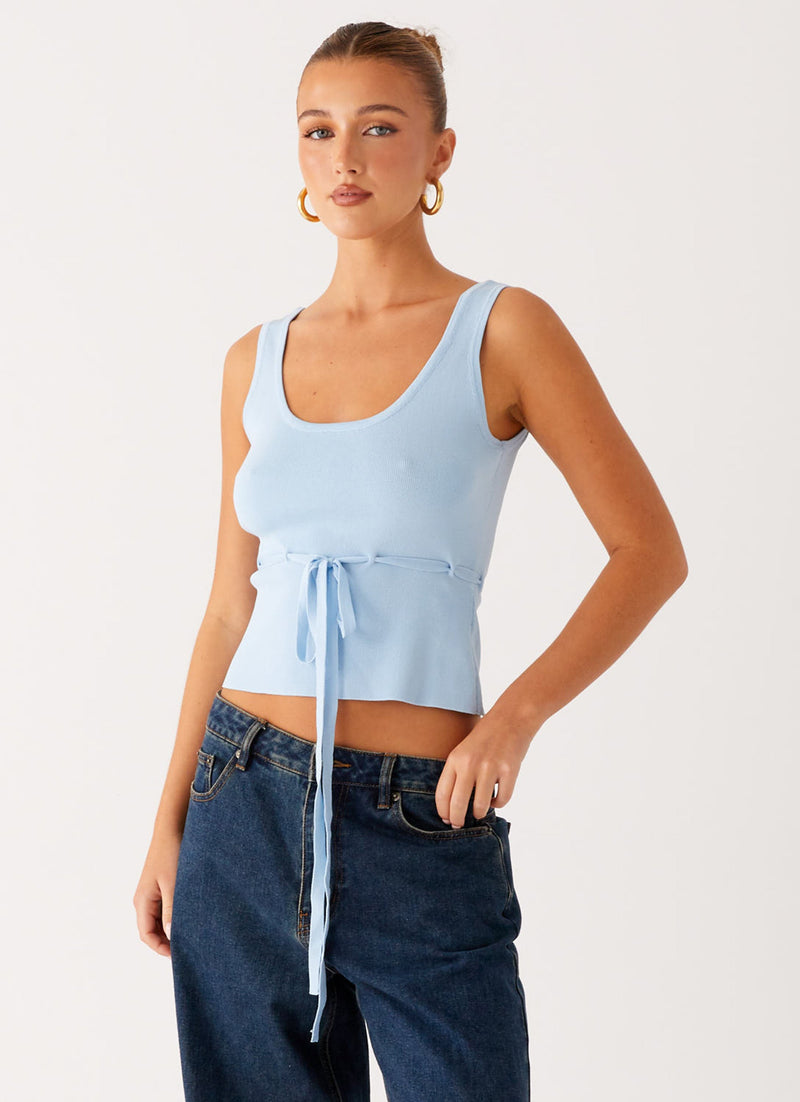 Macall Knit - Tank Blue