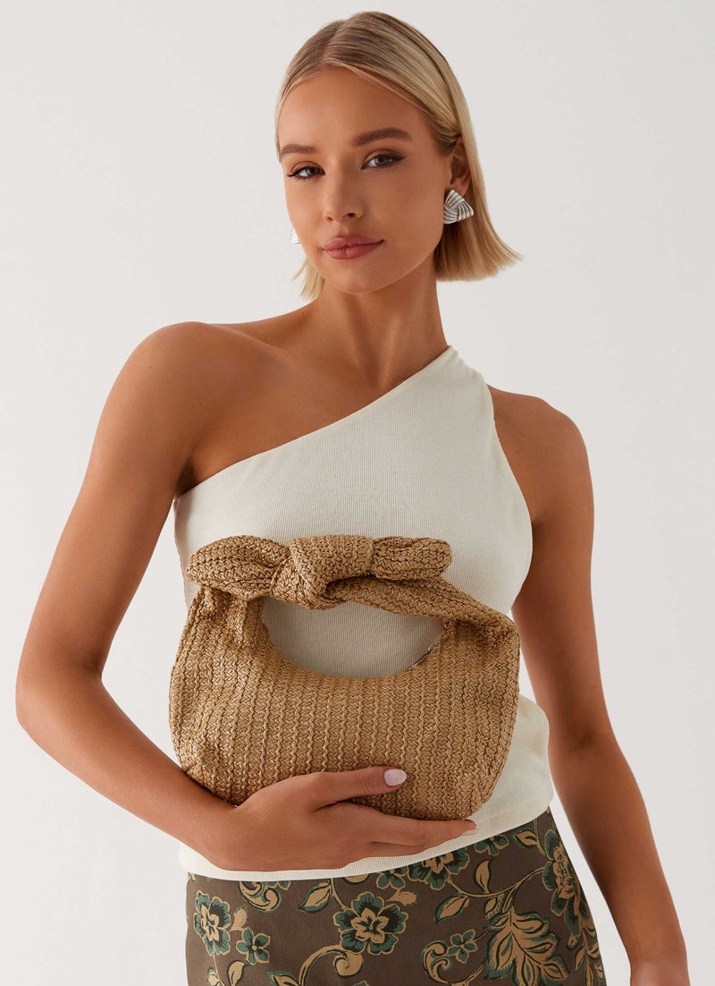 Womens Dreamy Days Linen High Waister Shorts  in the colour  Ivory in front of a light grey background