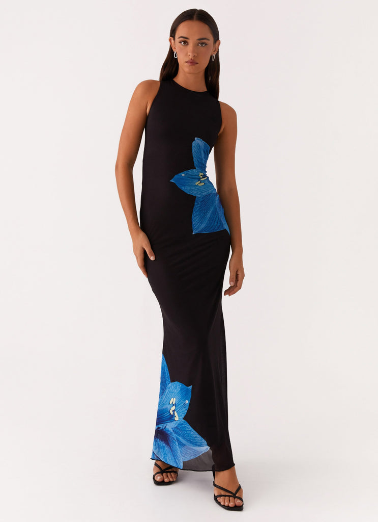 Manhattan Nights Maxi Dress - Black