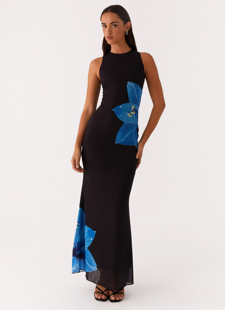 Manhattan Nights Maxi Dress - Black