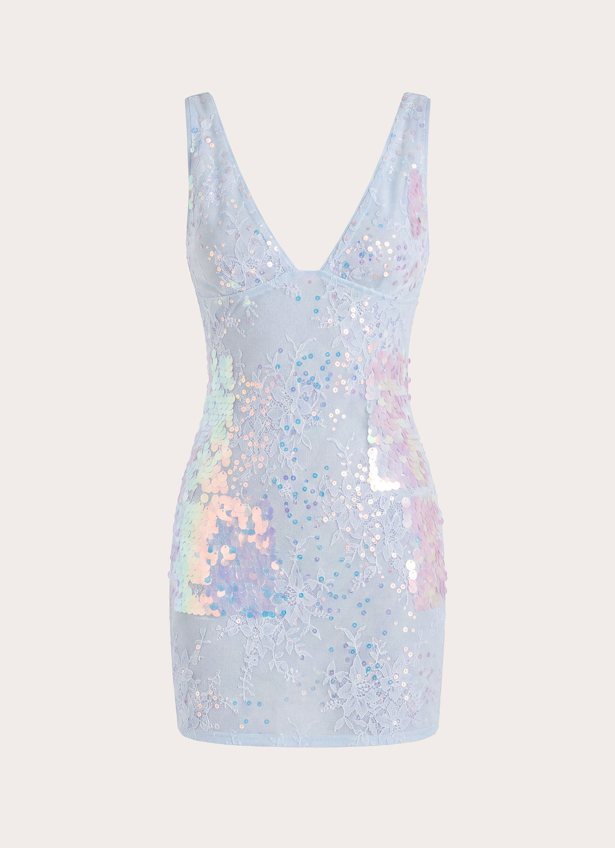 Maral Sequin Mini Dress - Blue