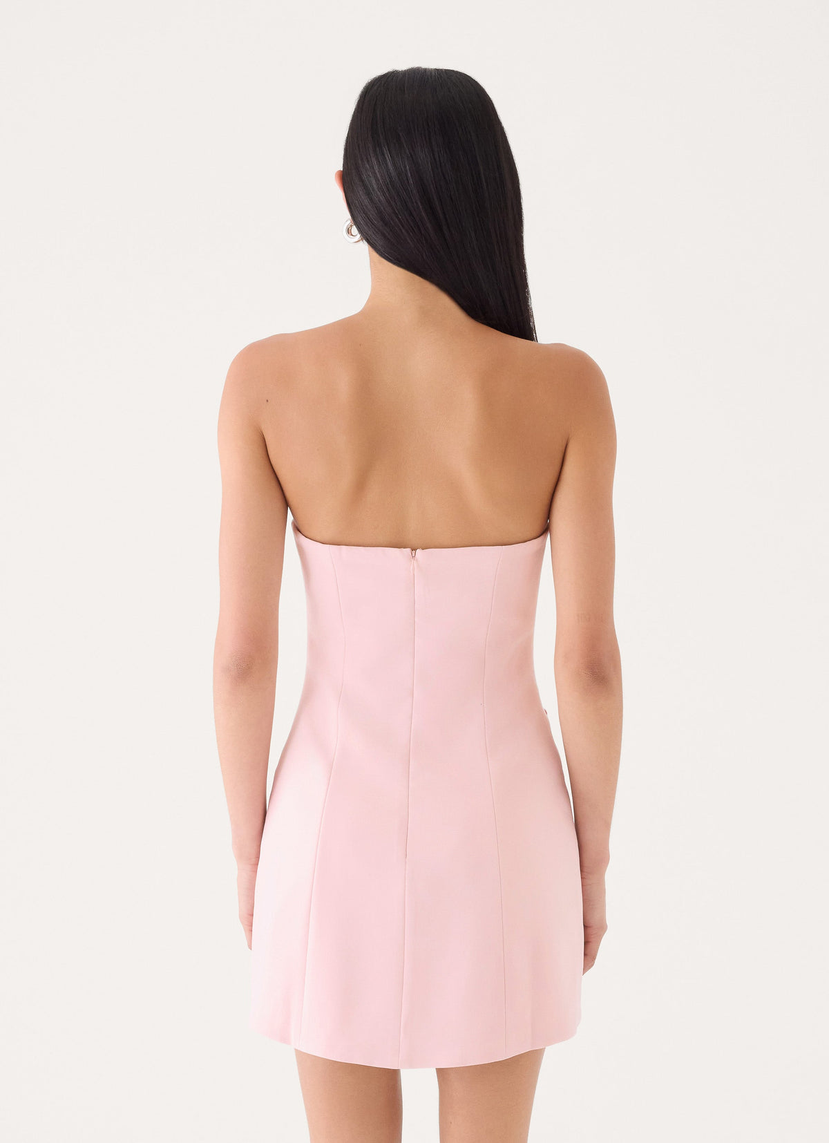Marta Strapless Mini Dress - Soft Pink