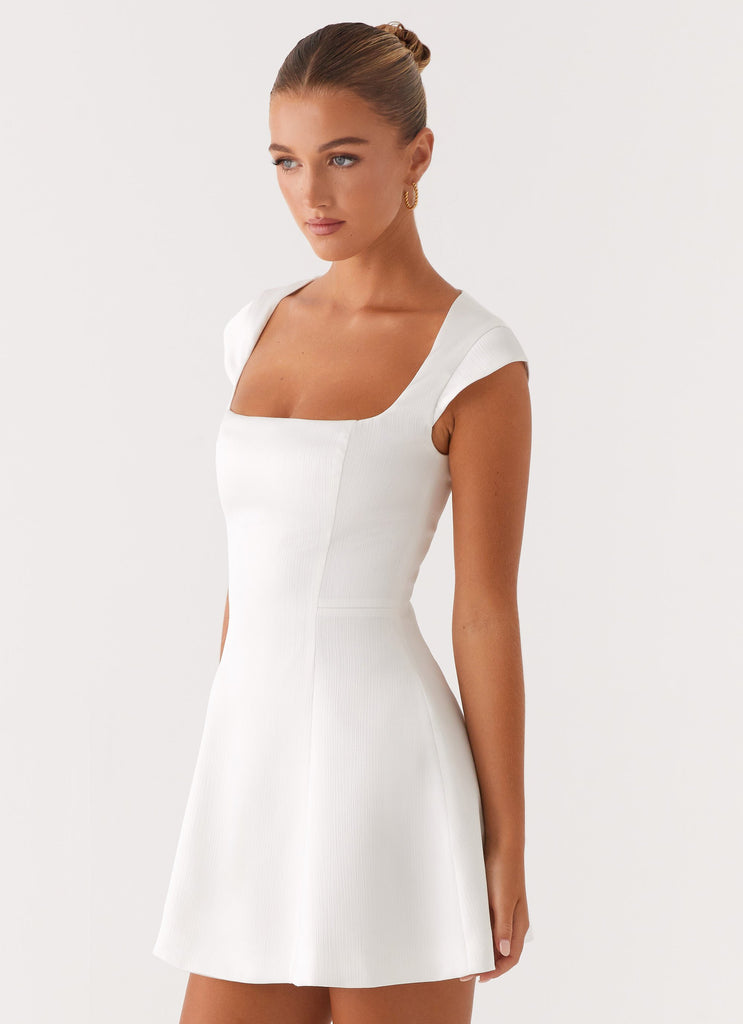Maryjane Mini Dress - White
