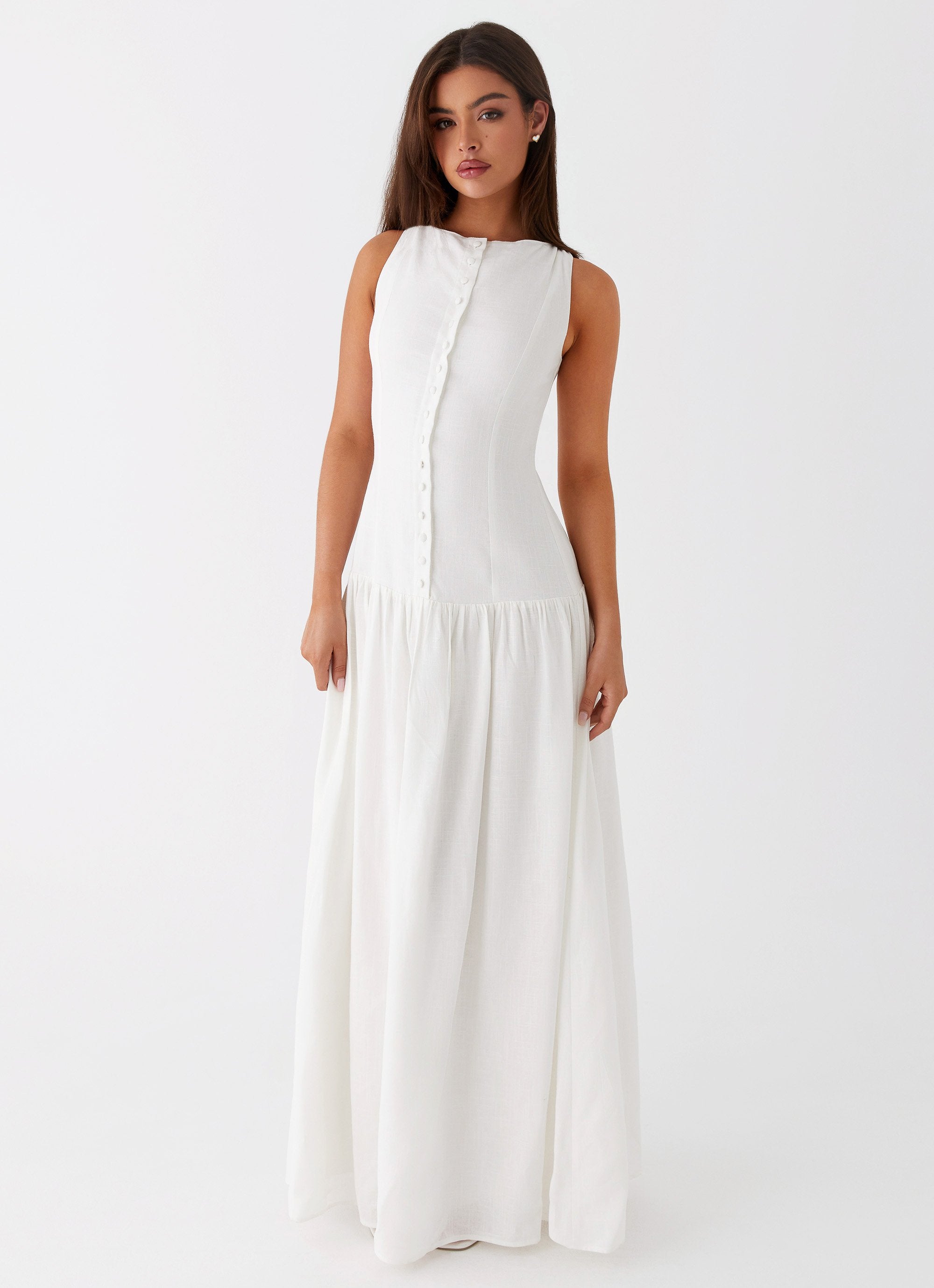 Meggie Linen Maxi Dress
