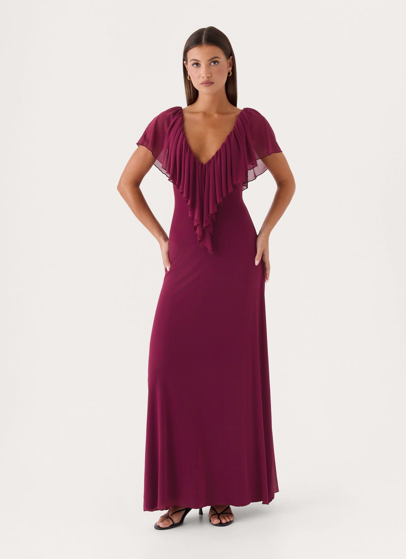 Merissa Maxi Dress - Plum
