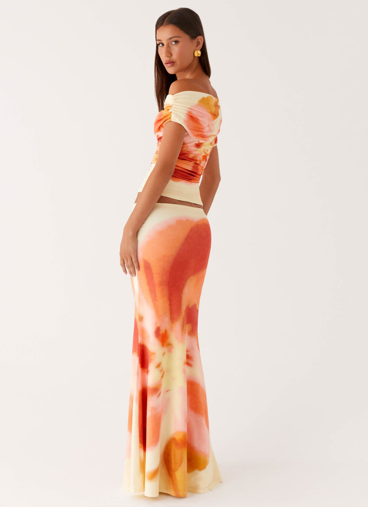 Moka Maxi Skirt - Mimosa Blossom
