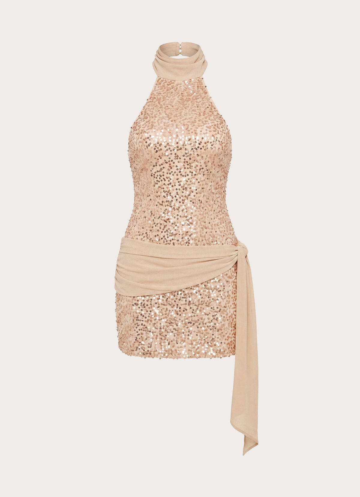 Monica Mini Dress - Nude