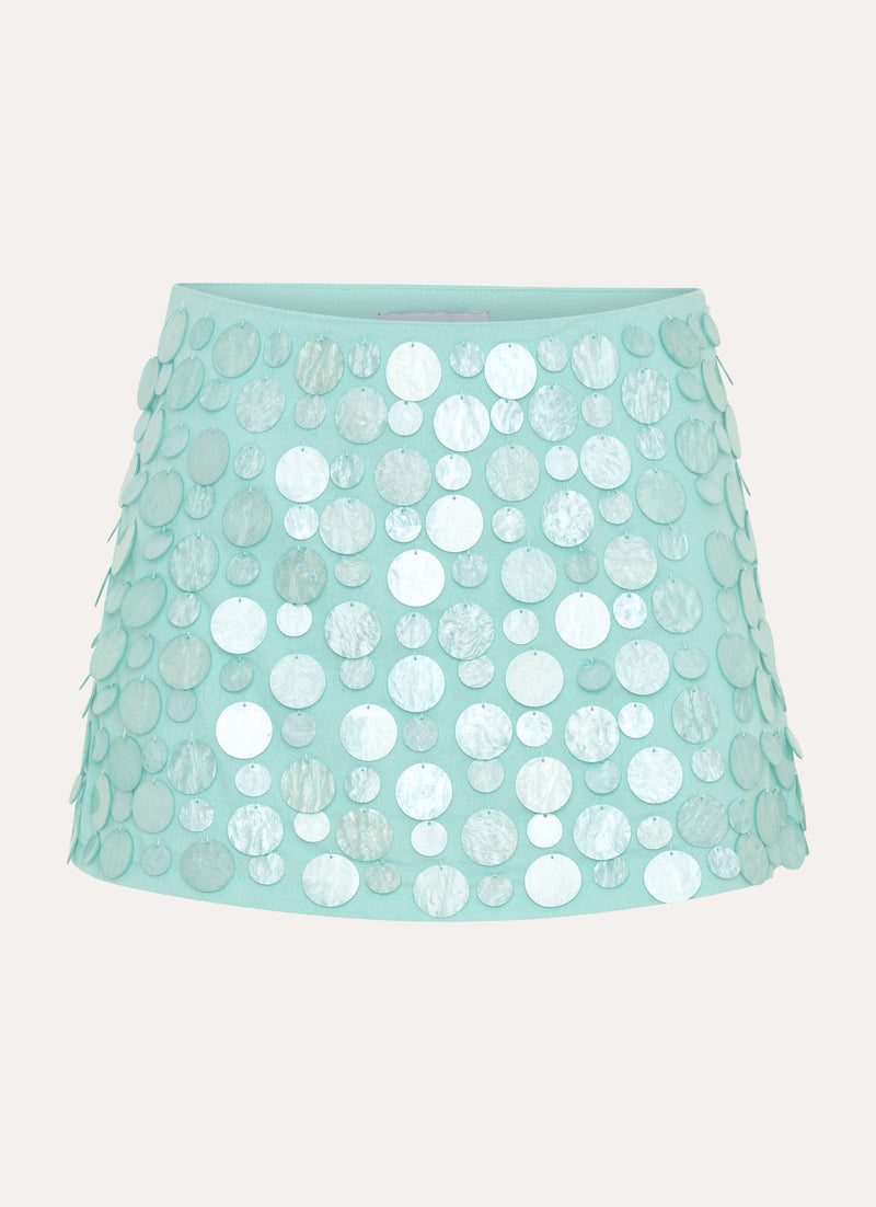 Movie Star Mini Skirt - Mint