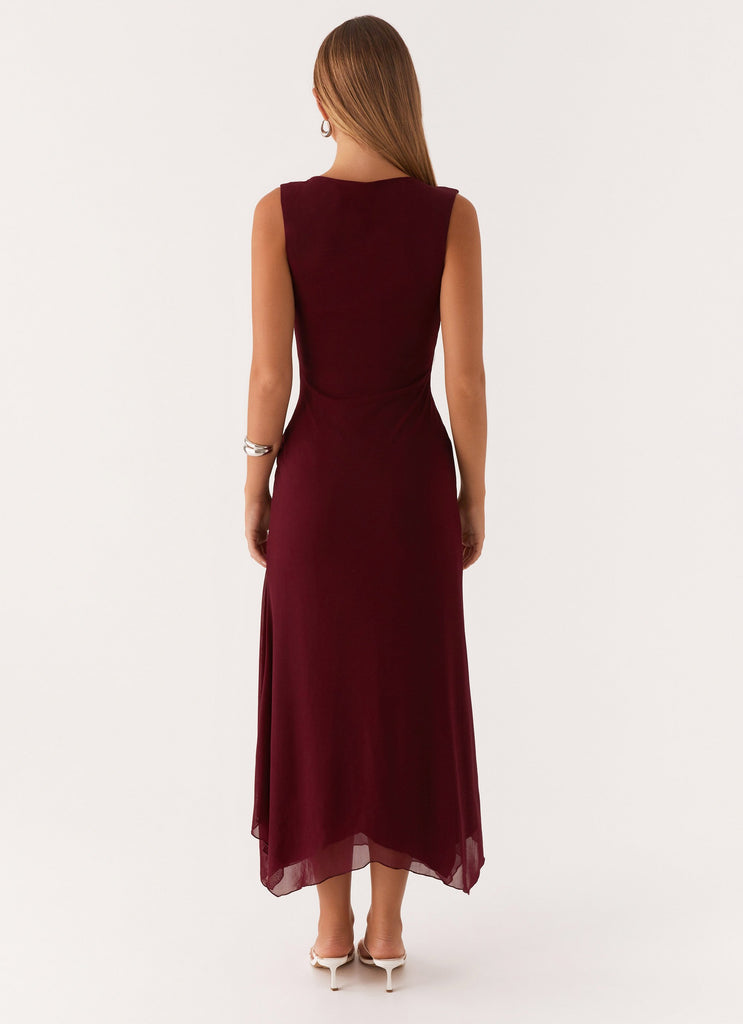 Murphy Maxi Dress - Deep Maroon