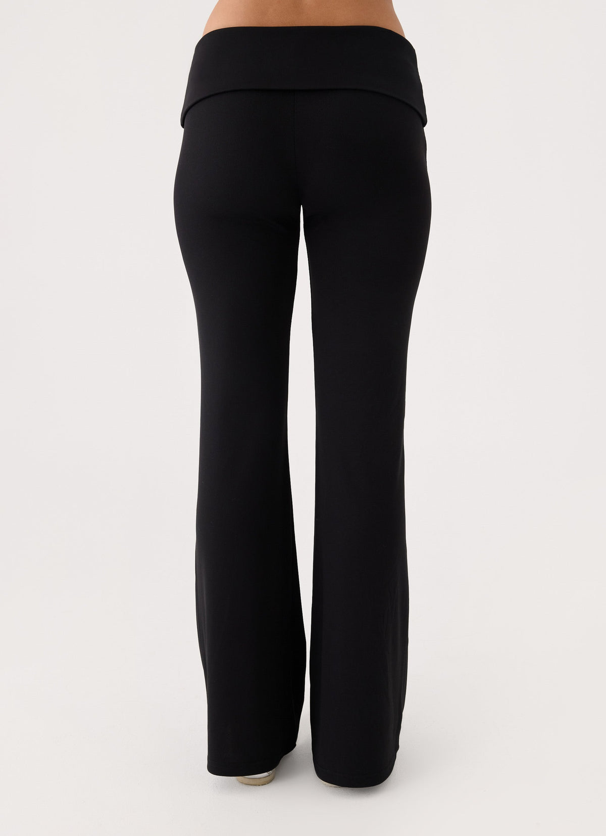 Muse Roll Waist Pants - Black