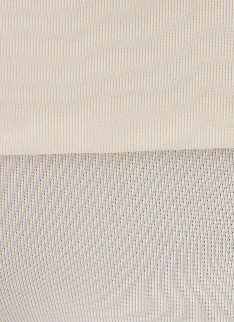 Muse Roll Waist Pants - Cream