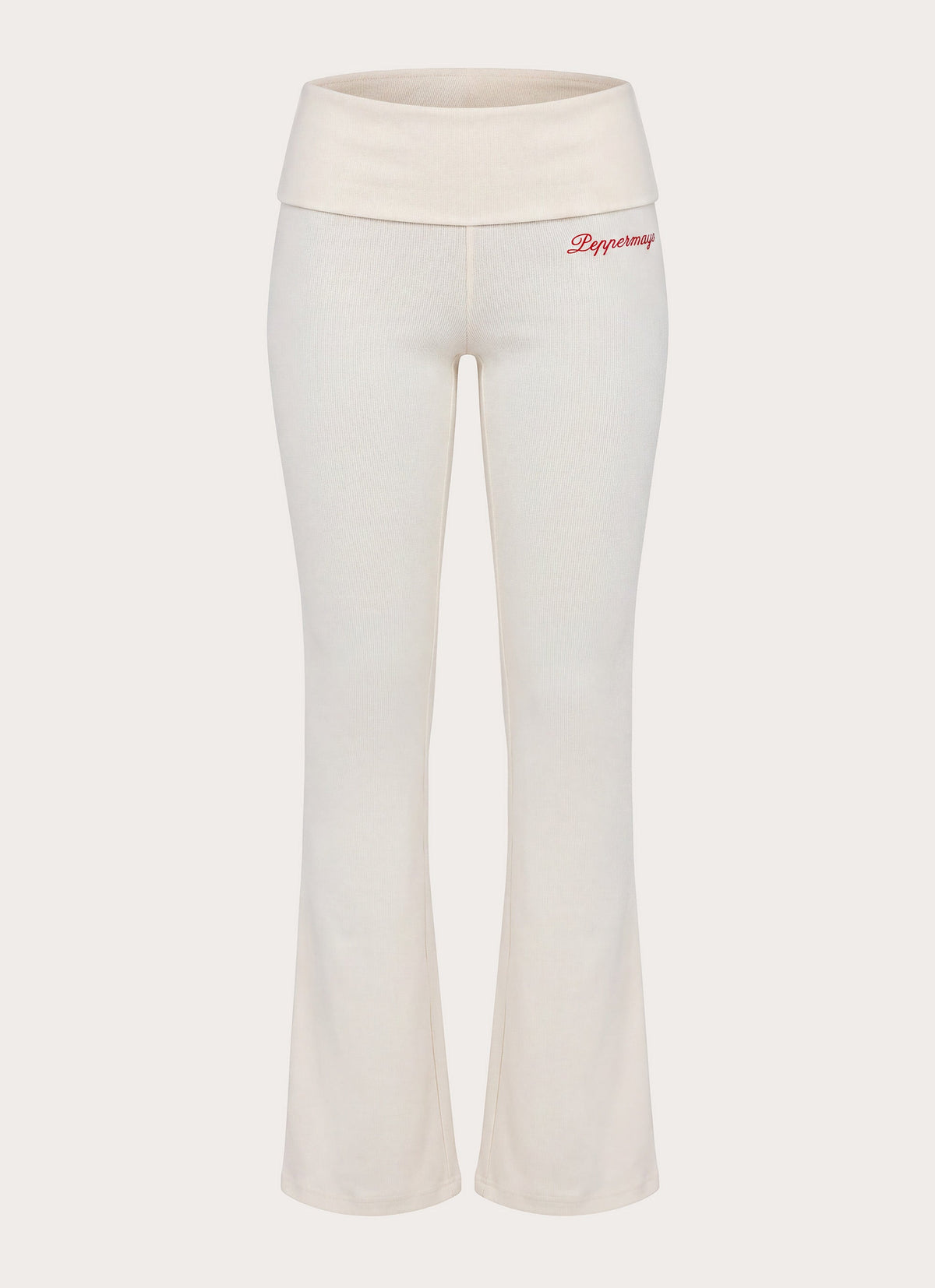 Muse Roll Waist Pants - Cream