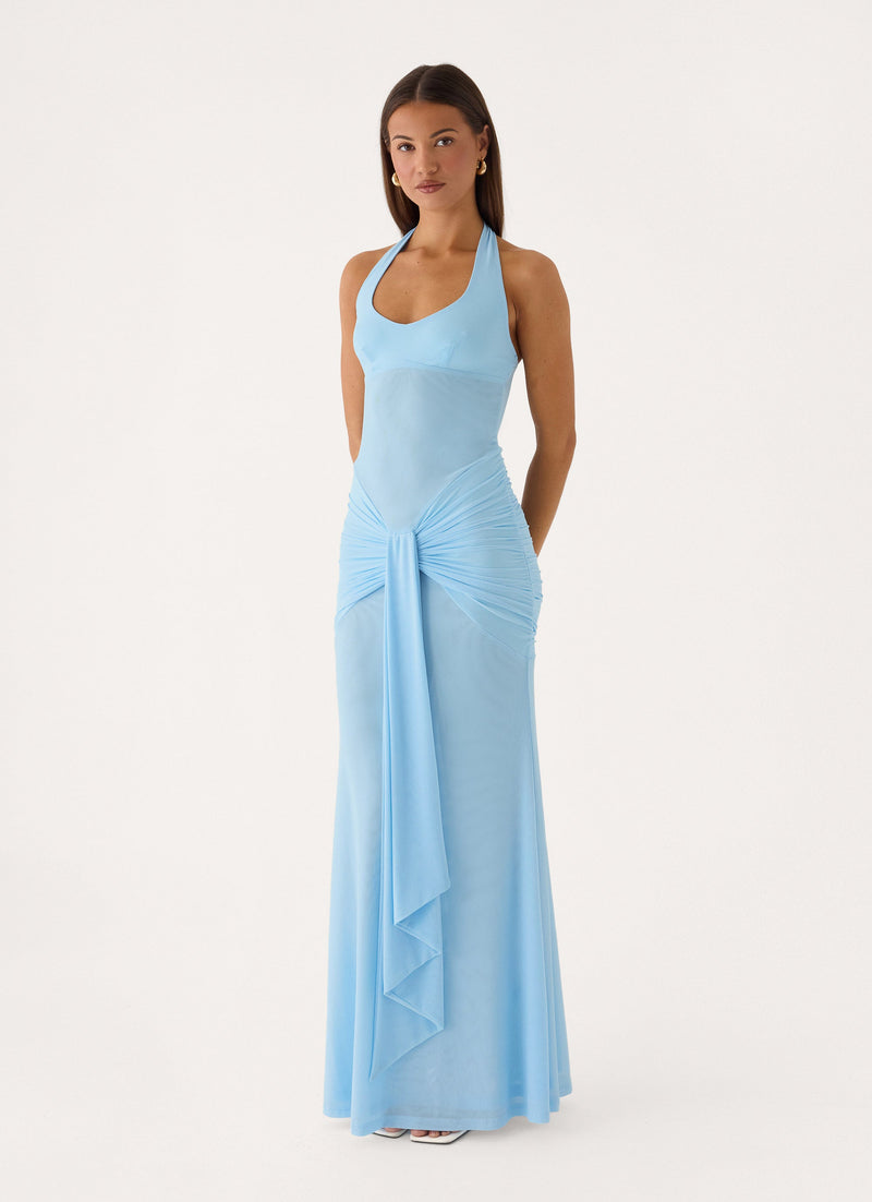 Myrhee Maxi Dress - Blue