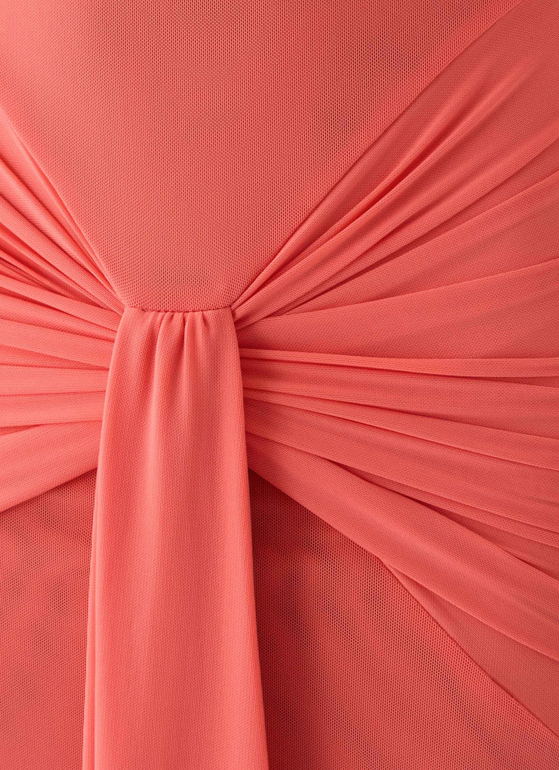 Myrhee Maxi Dress - Coral