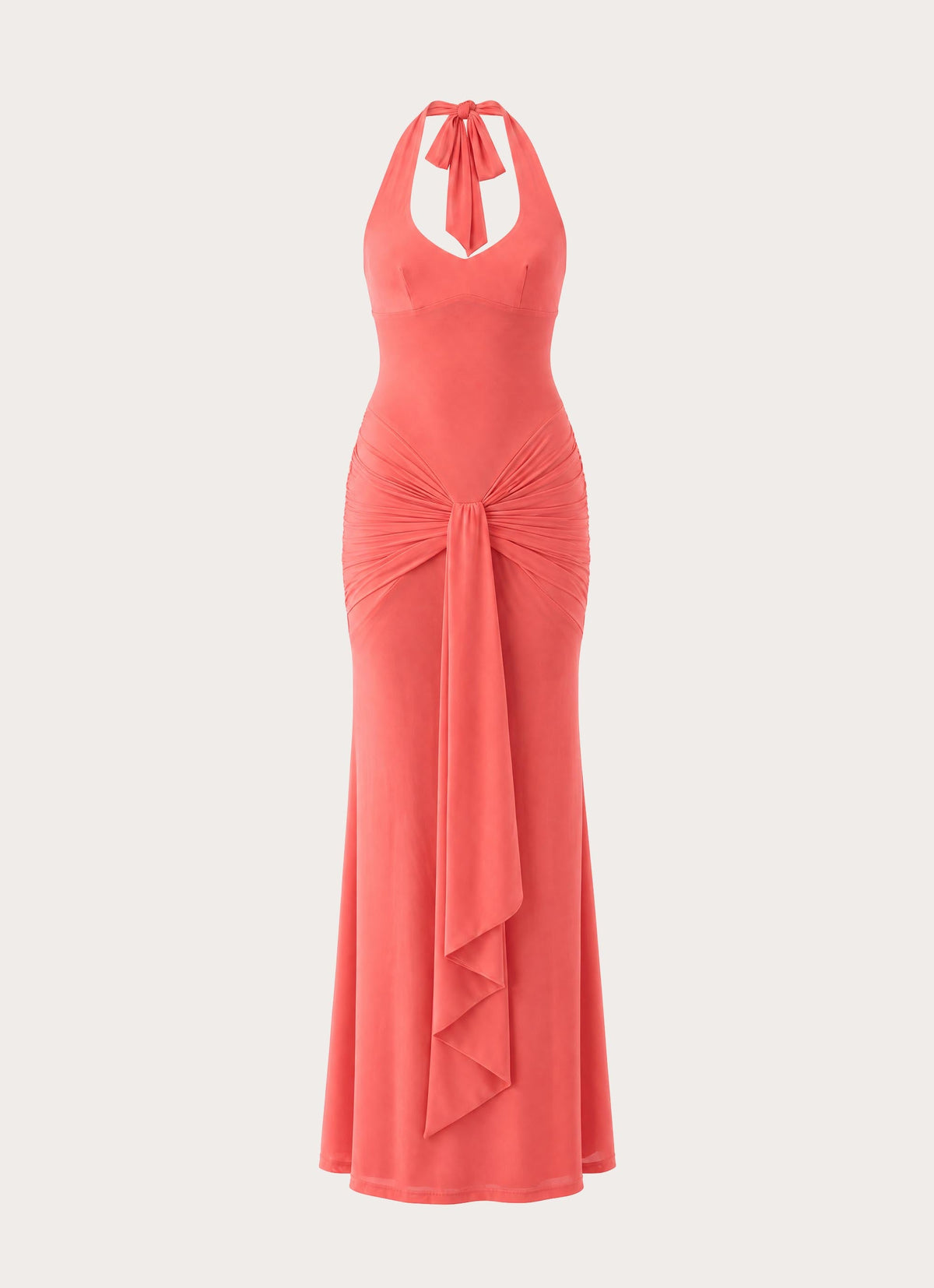 Myrhee Maxi Dress - Coral