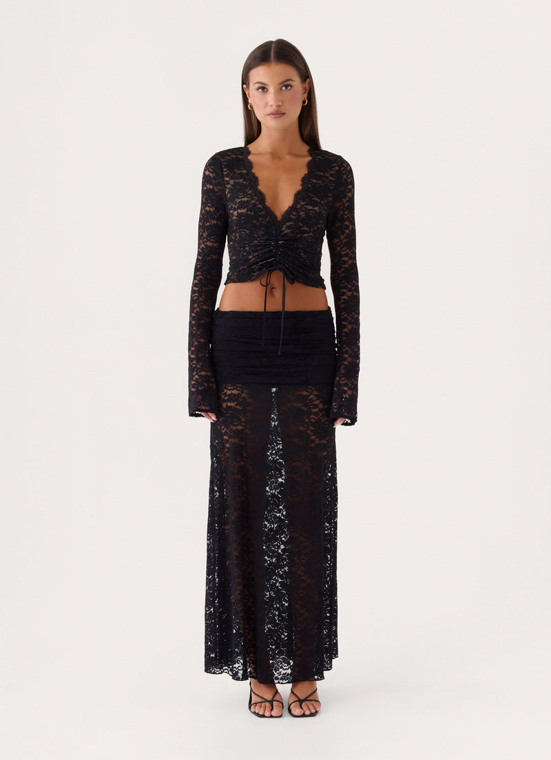 Noella Maxi Skirt - Black