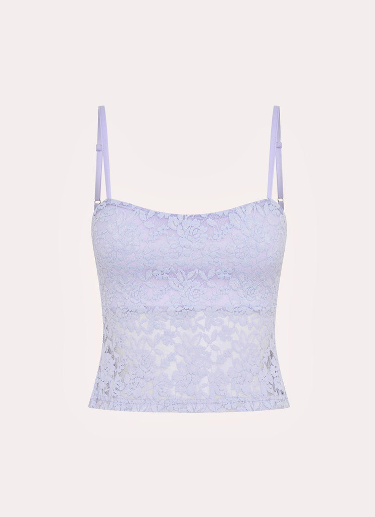 Nancy Lace Top - Lilac