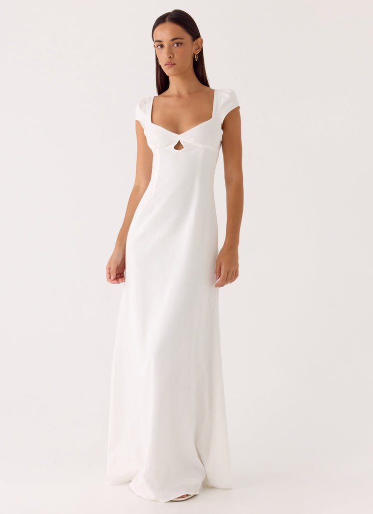 Never Really Over Maxi Dress - White