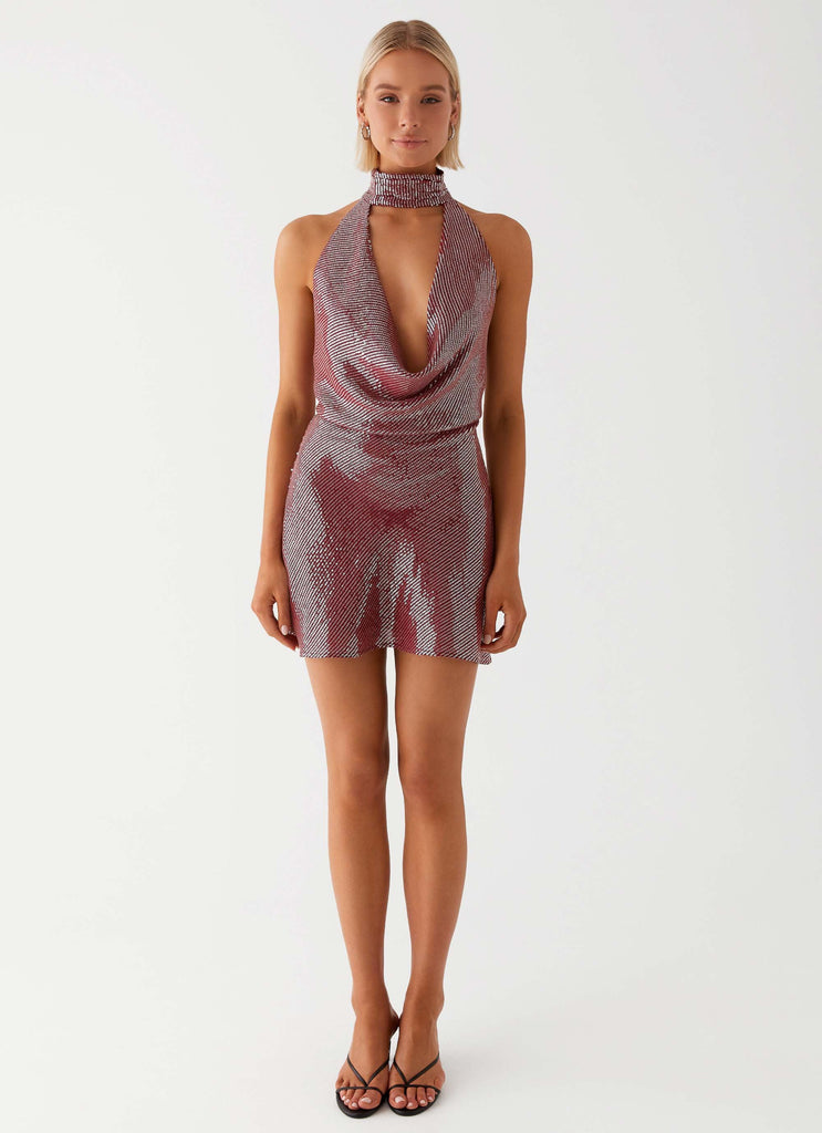 Womens Cosy Days Long Sleeve Maxi Dress  in the colour  Brown in front of a light grey background