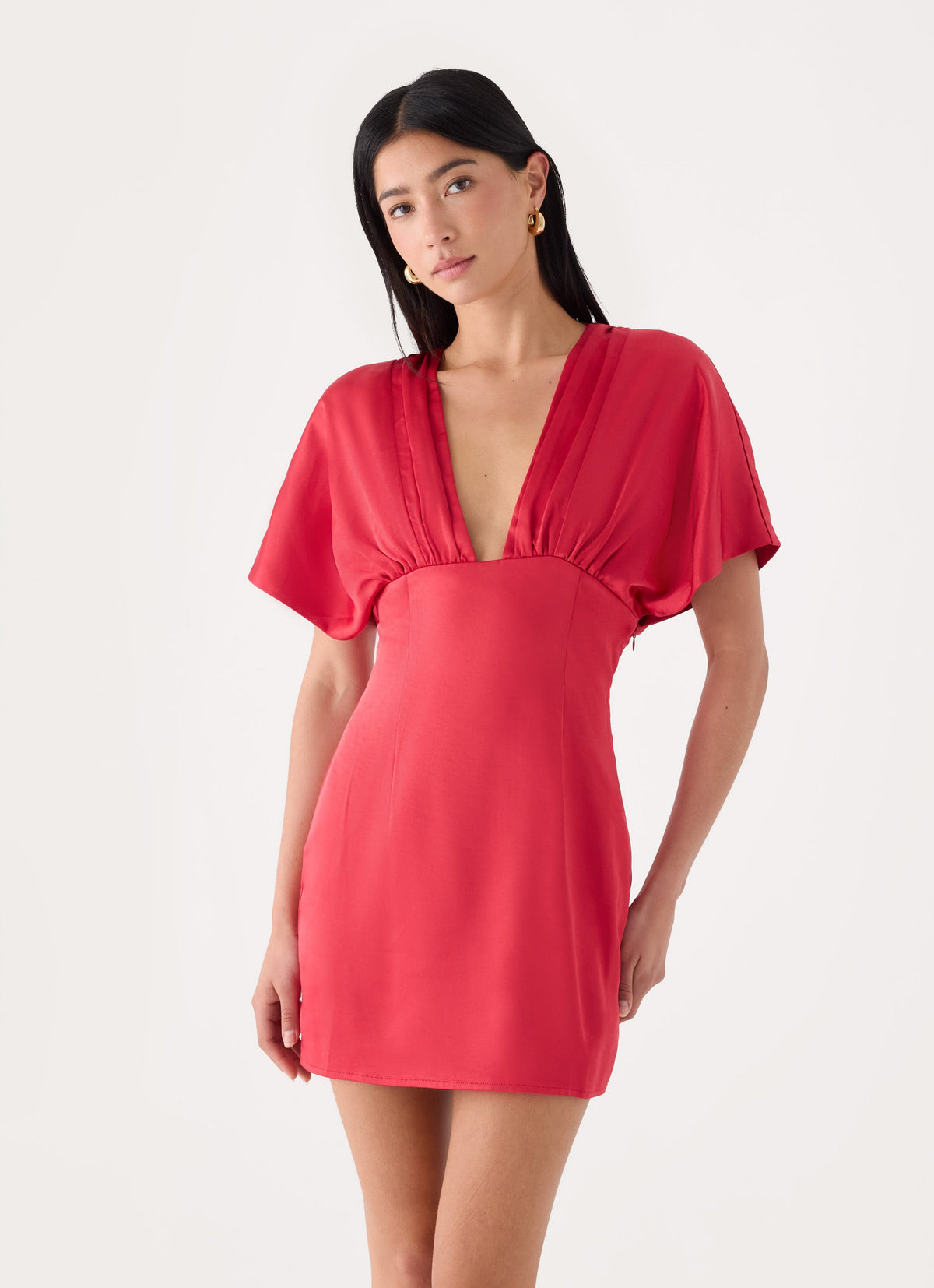 Only For You Mini Dress - Chilli Red