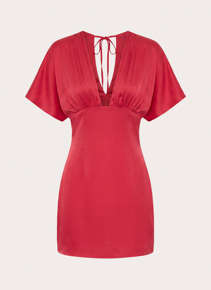 Only For You Mini Dress - Chilli Red