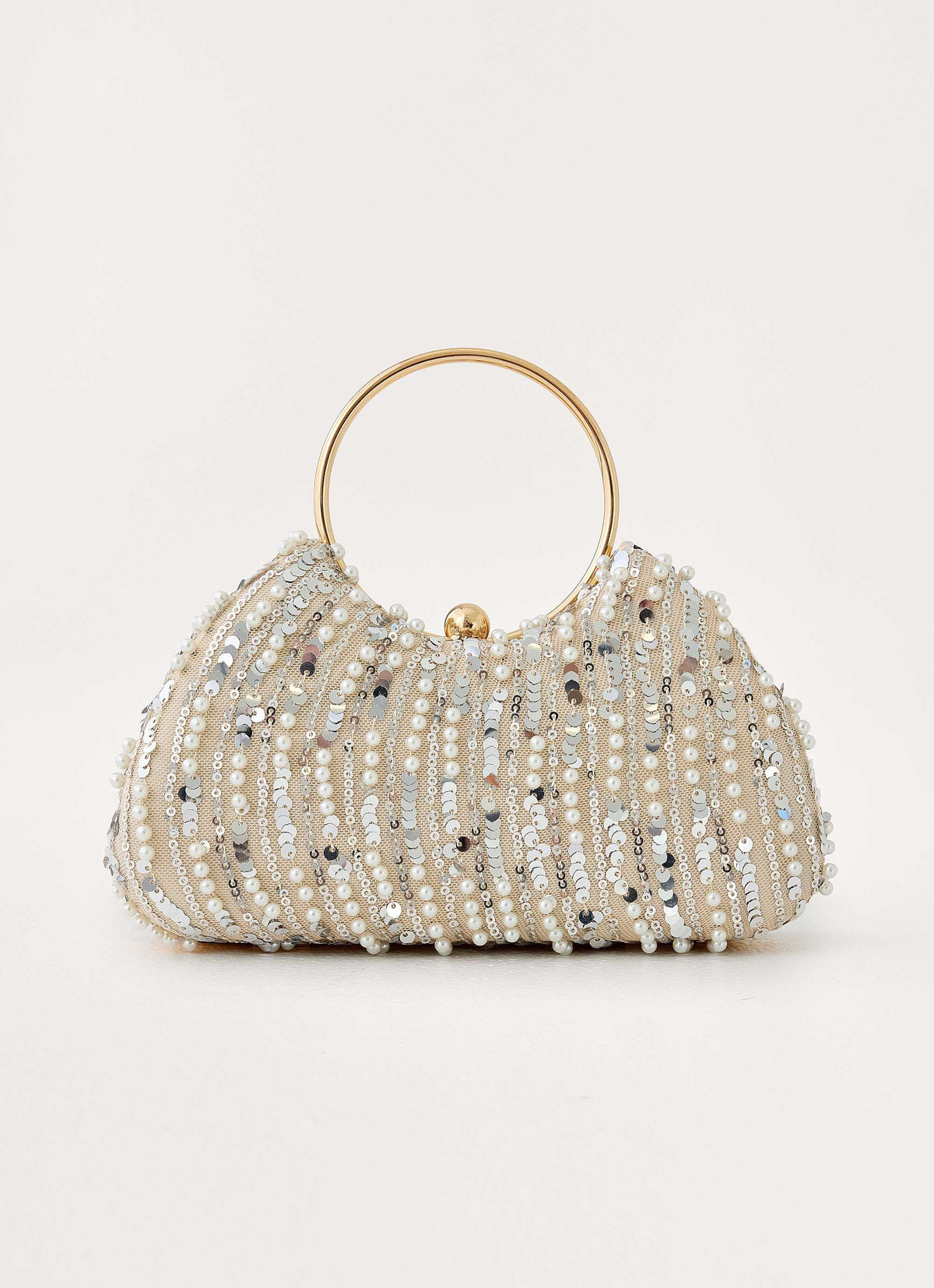 Orina Sequin Handbag - Gold/Silver
