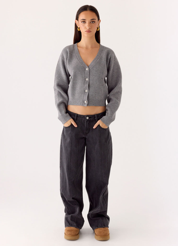 Orla Knit Sweater - Grey