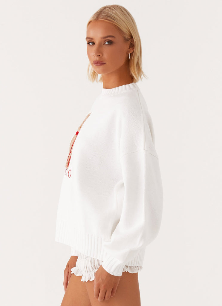 Paddington Oversized Knit Sweater - Ivory