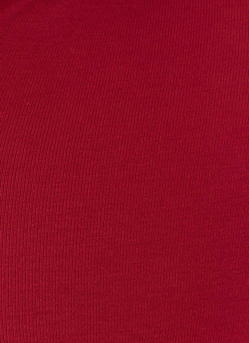 Paris Zip Up Hoodie - Red