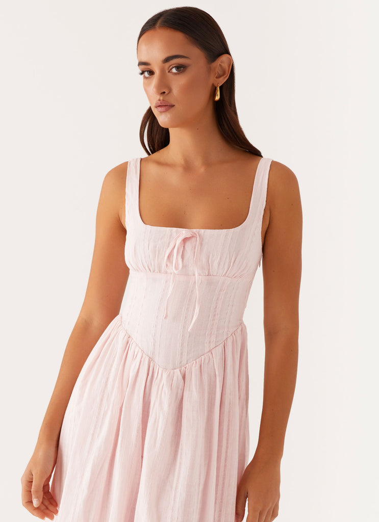 Pascuelle Midi Dress - Pink